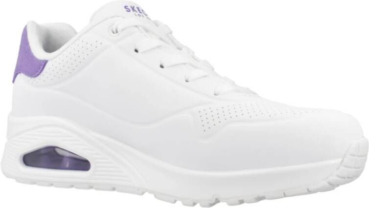 Skechers Stijlvolle Uno Sneakers voor Vrouwen White Dames