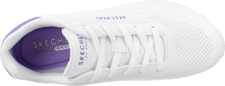 Skechers Stijlvolle Uno Sneakers voor Vrouwen White Dames