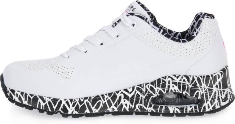 Skechers WBK UNO Lovng Stijlvolle Sneakers Wit Dames