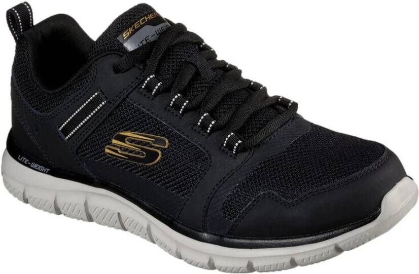 Skechers Zwarte Heren Track Schoenen 23001 Zwart Dames