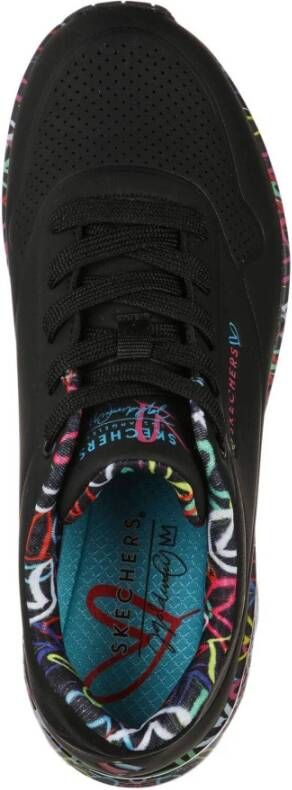 Skechers Uno Sneakers Liefdevolle Liefde Zwart Dames