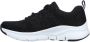 Skechers Arch Fit Glee for all zwart wit sneakers dames (149713 BKW) - Thumbnail 34