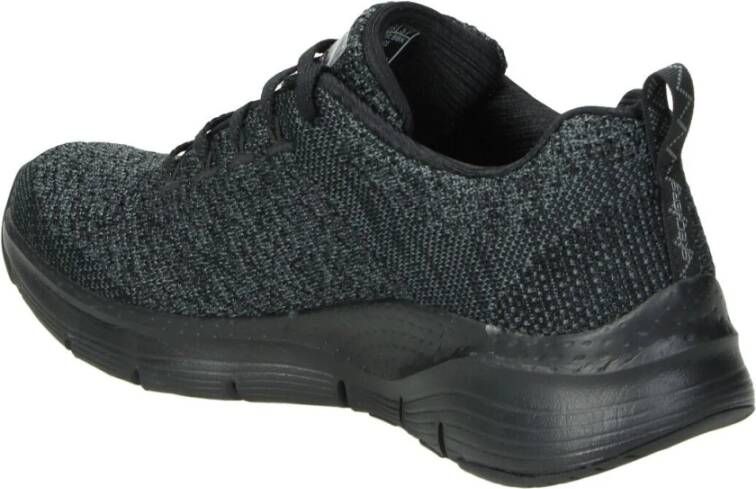 Skechers Dames Sneakers Synthetische Stof Casual Zwart Dames