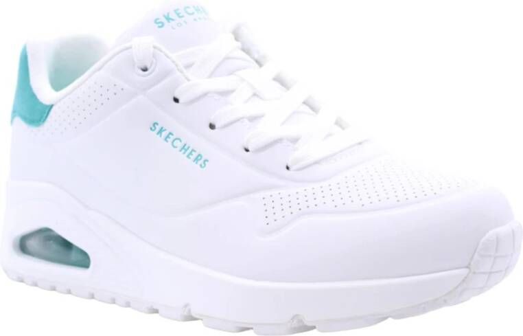 Skechers Spike Sneaker White Dames