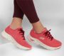 Skechers Sportieve Arch Fit Memory Foam Schoenen Pink Dames - Thumbnail 6