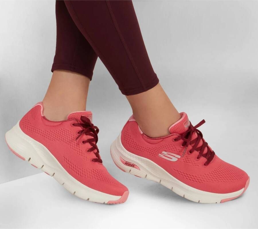 Skechers Sportieve damesschoenen met Arch Fit Pink Dames