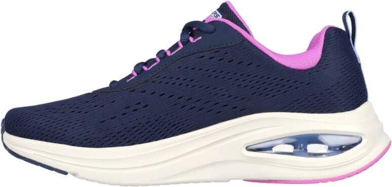 Skechers Sportieve en Elegante Sneaker met Air Cooled Memory Foam Blue Dames