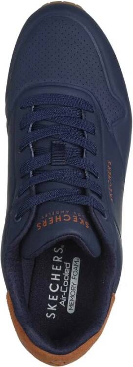 Skechers Sportieve en Elegante Wandelschoenen Blue Heren