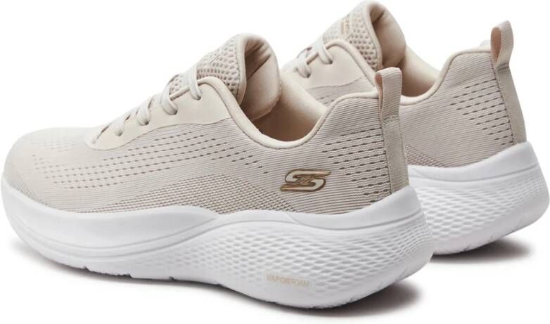 Skechers Sportieve Gebreide Sneaker Beige Dames