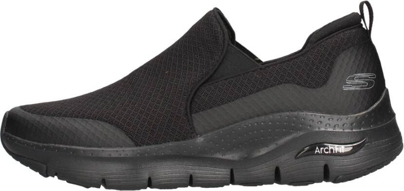 Skechers Sportieve Instap Sneaker Black Heren