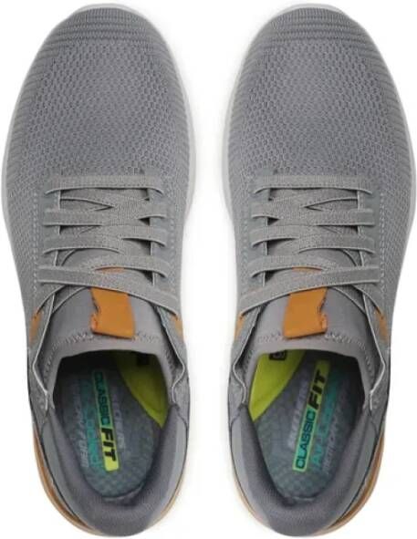 Skechers Sportieve Lattimore Laister Schoenen Gray Heren