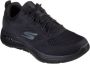 Skechers Comfortabele Fit Sneaker voor Heren Zwart Heren - Thumbnail 3