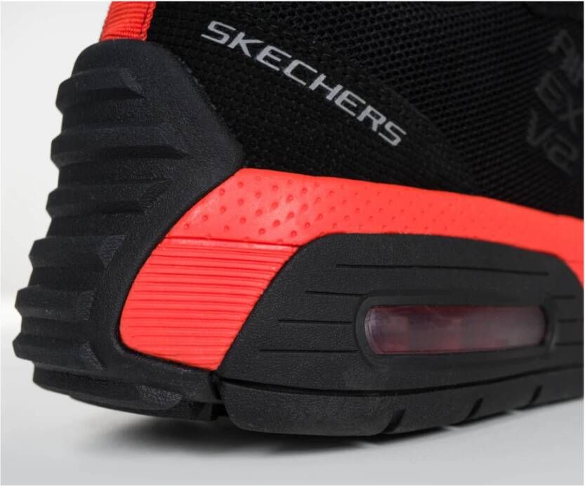 Skechers Sportieve Suède Sneakers met Memory Foam Black Heren