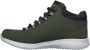 Skechers Sporty High-Top Nubuck Sneakers Green Dames - Thumbnail 2