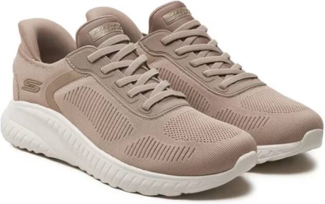 Skechers Squadchaos Stijlvolle Sneakers Beige Dames