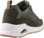 Skechers Uno Stacre Heren Sneakers Olijfgroen - Thumbnail 5