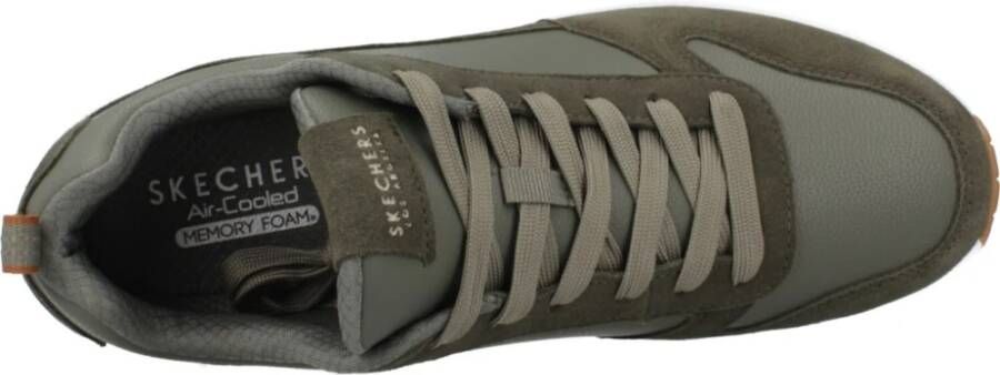 Skechers Stacre Sneakers Green Heren