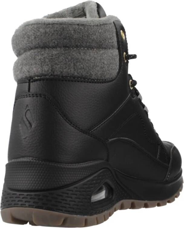 Skechers Stevige Veterschoenen Black Dames