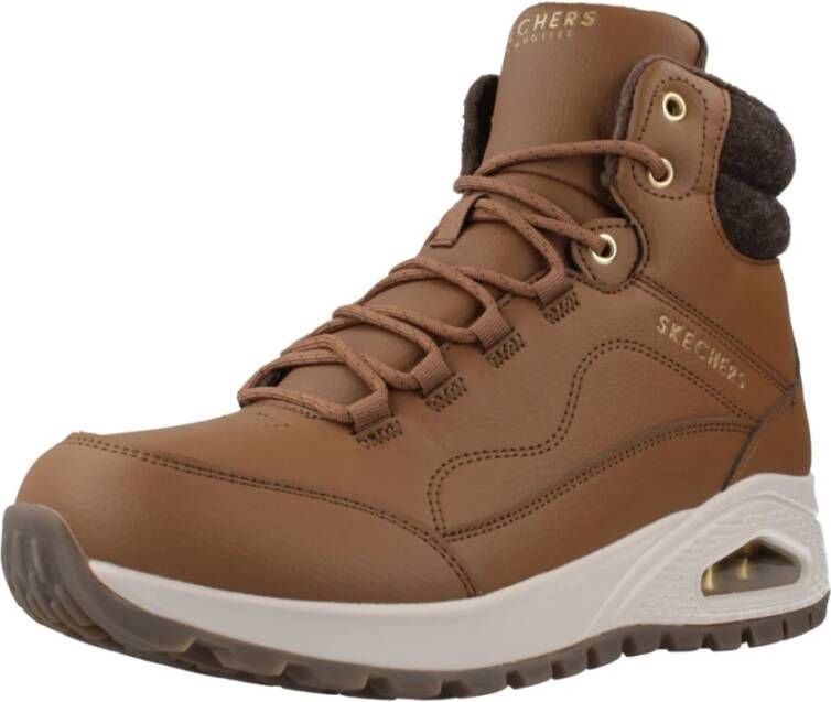 Skechers Stevige Veterschoenen Brown Dames