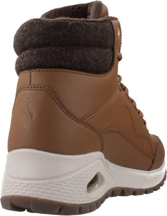 Skechers Stevige Veterschoenen Brown Dames