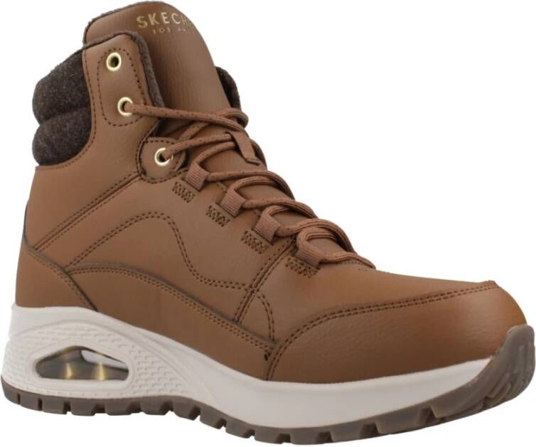 Skechers Stevige Veterschoenen Brown Dames