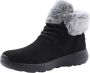 Skechers On The Go Joy Plush Dreams 144042 BKGY Vrouwen Zwart Schoenen Sneeuw laarzen - Thumbnail 3