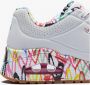 Skechers Sneakers met sleehak UNO-LOVING LOVE met coole graffiti-print vrijetijdsschoen halfhoge schoen veterschoen - Thumbnail 11