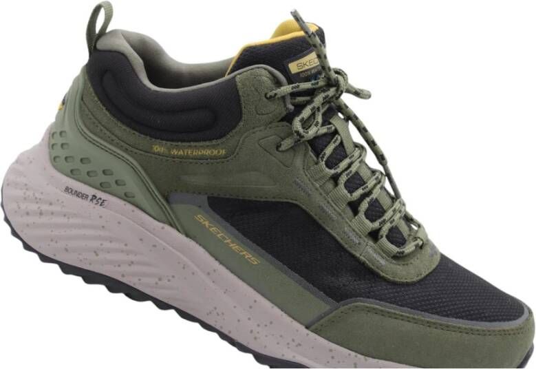 Skechers Stijlvolle Etonmess Enkellaarzen Green Heren