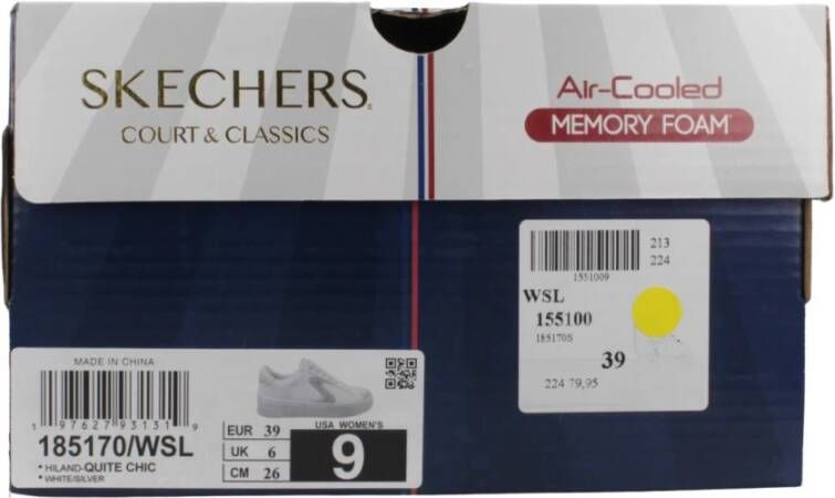 Skechers Stijlvolle Hiland Sneakers White Dames