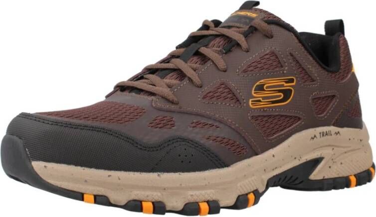 Skechers Stijlvolle Hillcrest Sneakers voor Mannen Brown Heren