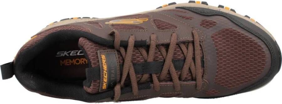 Skechers Stijlvolle Hillcrest Sneakers voor Mannen Brown Heren