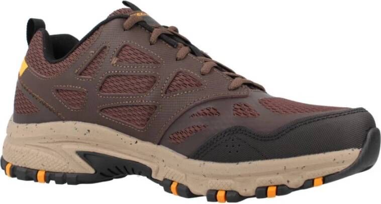 Skechers Stijlvolle Hillcrest Sneakers voor Mannen Brown Heren