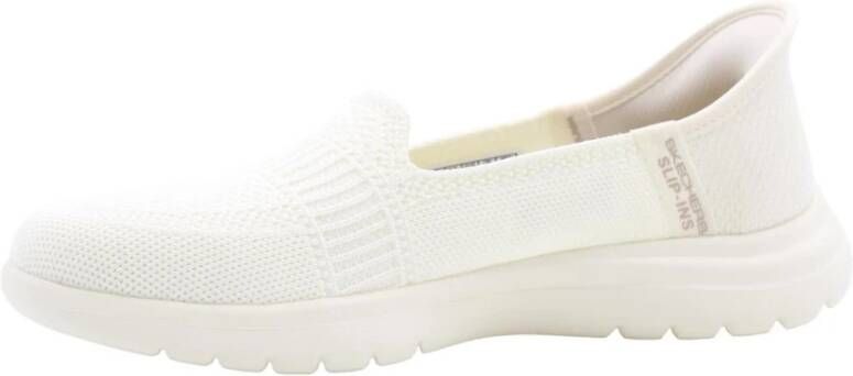 Skechers Stijlvolle Mocassin Schoenen voor Mannen Beige Dames