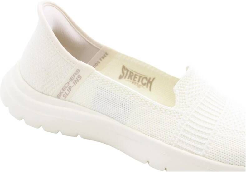 Skechers Stijlvolle Mocassin Schoenen voor Mannen Beige Dames