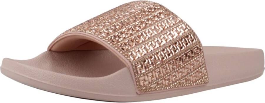 Skechers Stijlvolle Sliders met Pop Up Detail Pink Dames