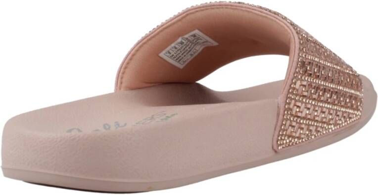 Skechers Stijlvolle Sliders met Pop Up Detail Pink Dames