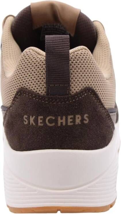 Skechers Stijlvolle Sneaker Collectie voor Mannen & Vrouwen Brown Heren