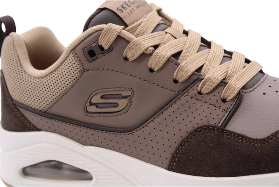 Skechers Stijlvolle Sneaker Collectie voor Mannen & Vrouwen Brown Heren