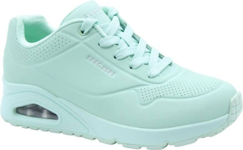 Skechers Stijlvolle Sneaker met Oliebol Touch Green Dames