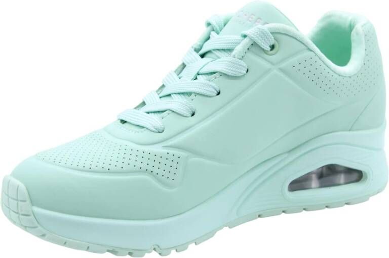 Skechers Stijlvolle Sneaker met Oliebol Touch Green Dames