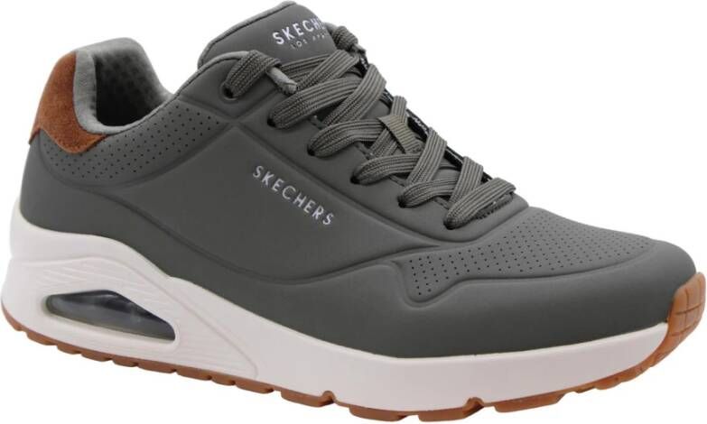 Skechers Stijlvolle Sneaker Schoenen voor Mannen Green Heren