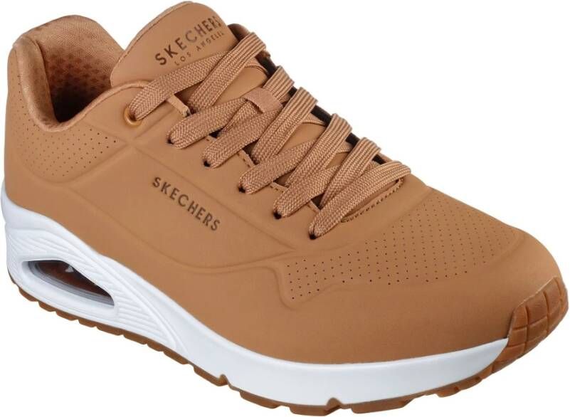 Skechers Stijlvolle Sneakers voor Dagelijks Gebruik Brown Heren