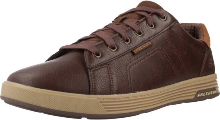 Skechers Stijlvolle Sneakers voor Heren Brown Heren