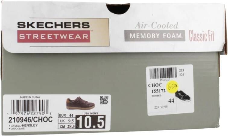 Skechers Stijlvolle Sneakers voor Heren Brown Heren