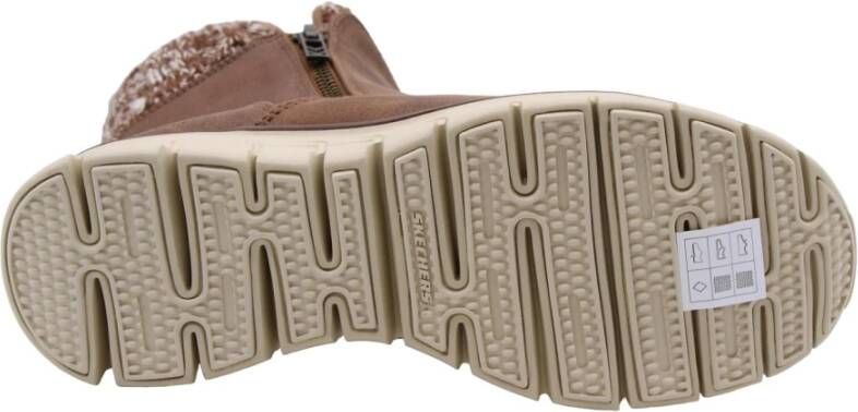 Skechers Stijlvolle Toffee Boot voor Mannen Brown Dames