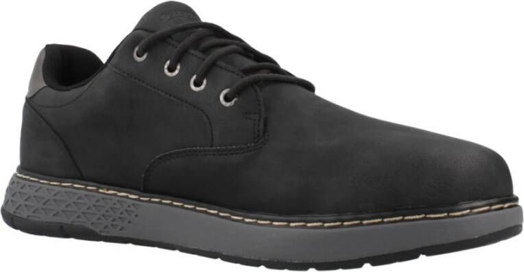 Skechers Stijlvolle Veterschoenen voor Mannen Black Heren