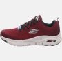 Skechers Arch-Fit PARADYME heren sneaker 232041 RDBK rood zwart - Thumbnail 4