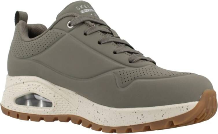 Skechers Stoere Spotted Sneakers Green Dames