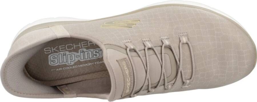 Skechers Summits Classy Night Sneakers Beige Dames