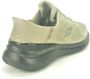 Skechers Taupe Lycra Slip-On Sneakers Beige Heren - Thumbnail 3